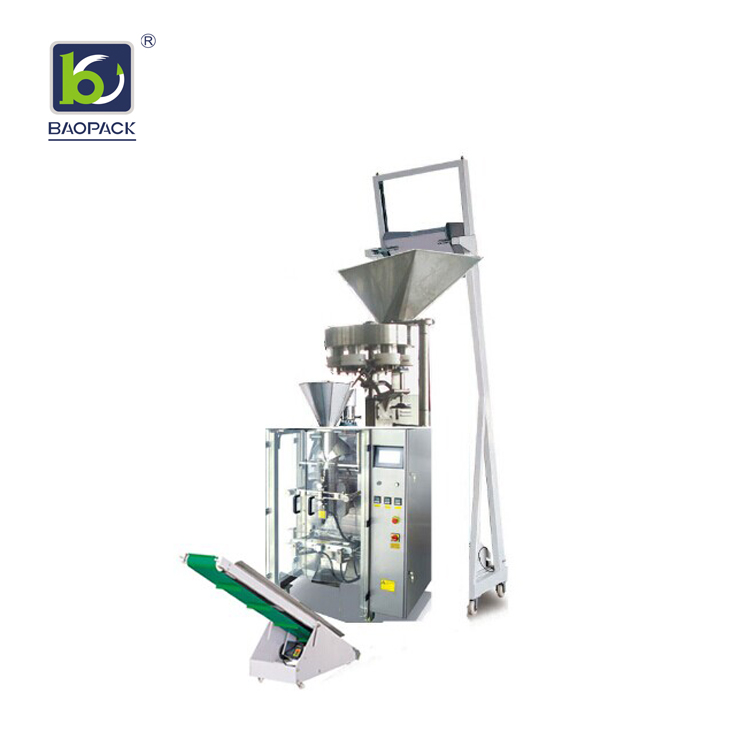 BAOPACK Baopack High Speed Automatic Nitrogen Air Flushing Multi-function Apple Banana Crisps Dry Strawberry Roasted Beans Nuts CB-VG52A Single Main Packing Machine Type image5